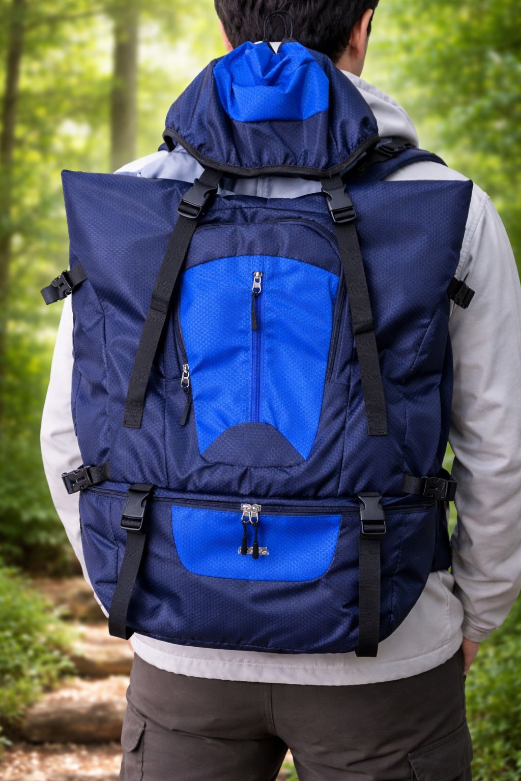 Zippered Hiking Backpack