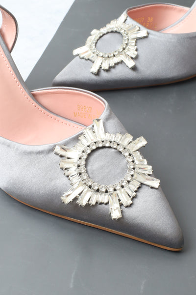 Women's wide-heeled sandal 89627