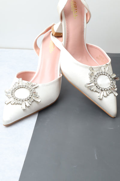 Women's wide-heeled sandal 89627