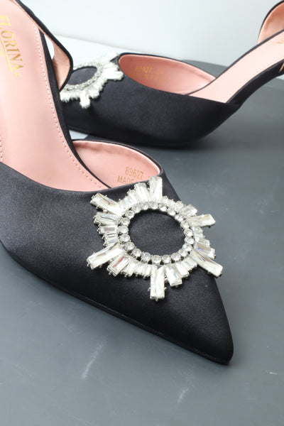 Women's wide-heeled sandal 89627