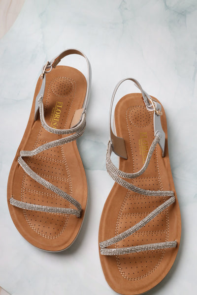 Women's flat sandal 44510