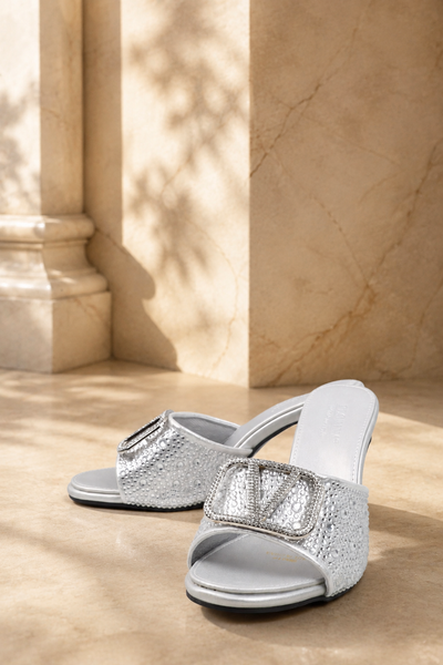 Women's mid-heel sandal 99018