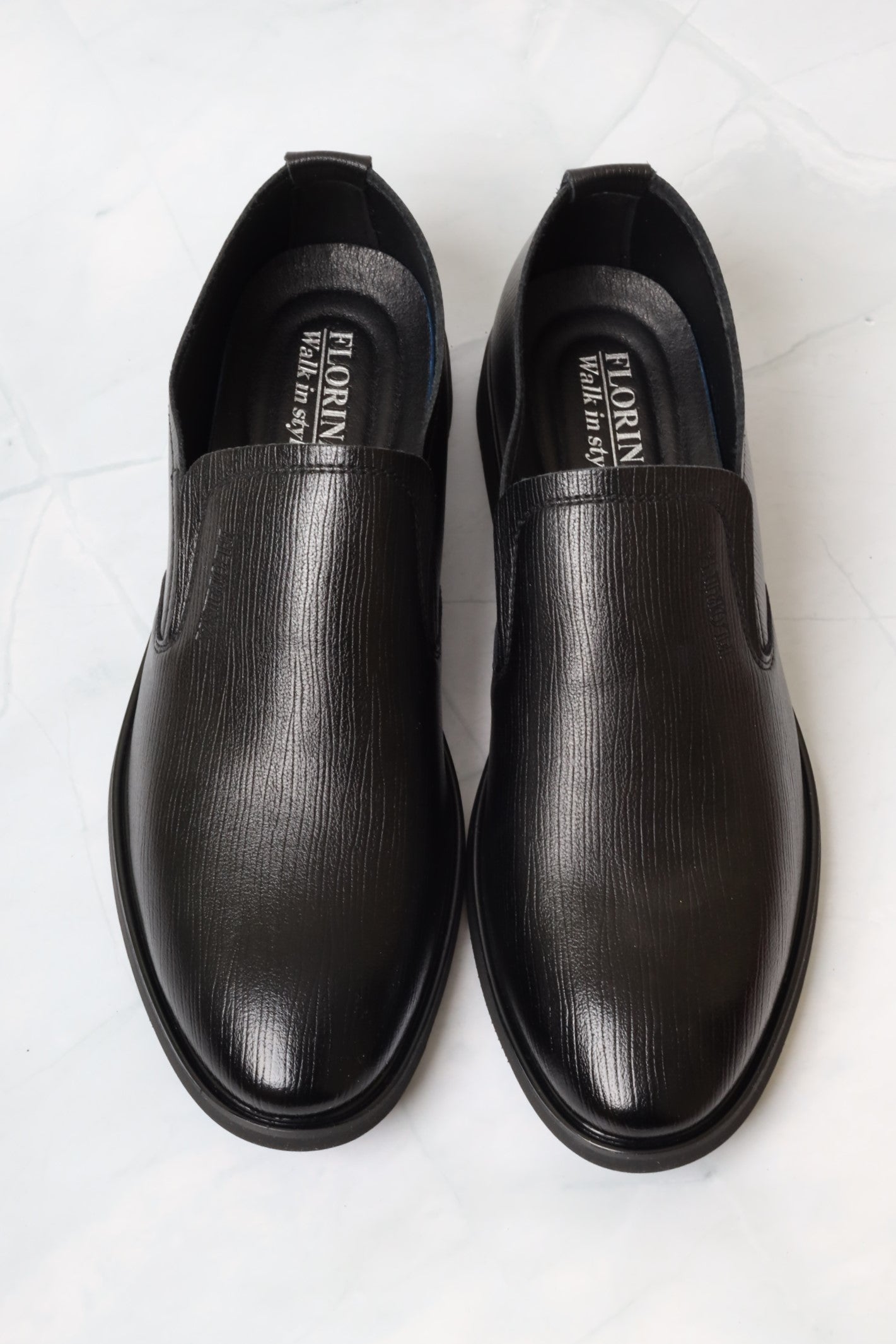 حذاء رسمي أسود 83611 - فلورينا