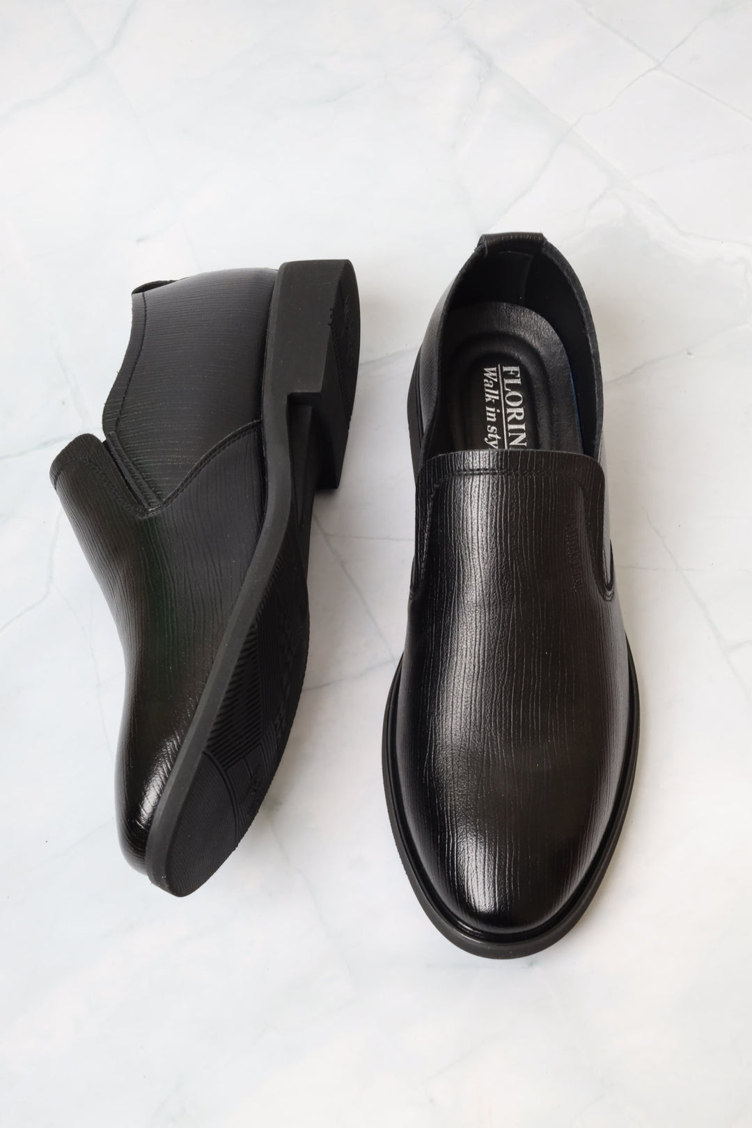 حذاء رسمي أسود 83611 - فلورينا